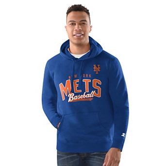 Men's Starter Royal New York Mets Classic Pullover Hoodie