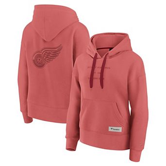 Women's Fanatics Red Detroit Red Wings Elements Future Ground Subtle Tonal Pullover Hoodie