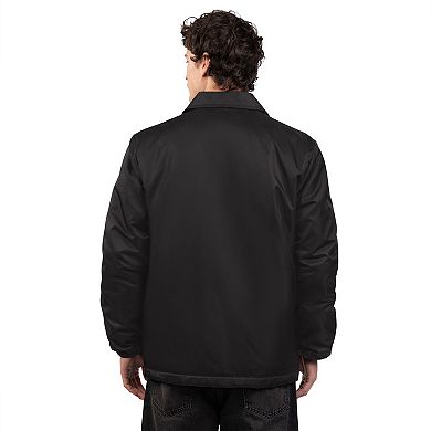 Men's Starter Black Detroit Tigers Full-Snap Coaches Jacket