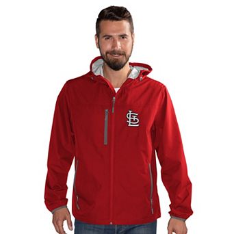 Men's G-III Sports by Carl Banks Red St. Louis Cardinals Double Play Full-Zip Hoodie Jacket