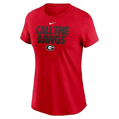 Women's Nike Red Georgia Bulldogs Local Ultimate Chant T-Shirt