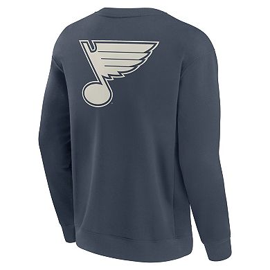 Men's Fanatics Blue St. Louis Blues Elements Future Ground Lettering Pullover Sweatshirt