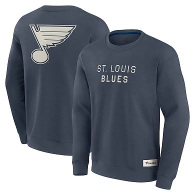 Men's Fanatics Blue St. Louis Blues Elements Future Ground Lettering Pullover Sweatshirt