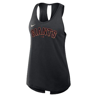 Women's Nike Black San Francisco Giants Crisscross Performance Tank Top