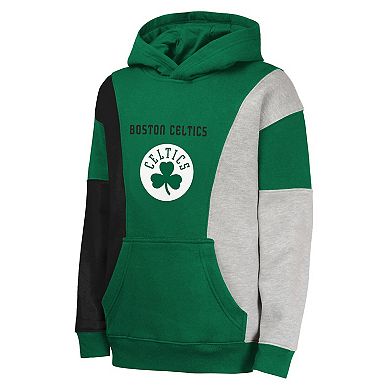 Youth Green Boston Celtics Ace In the Hole Pullover Hoodie
