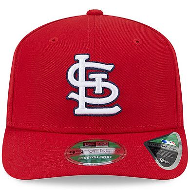 Men's New Era Red St. Louis Cardinals Player Replica 9SEVENTY Adjustable Hat