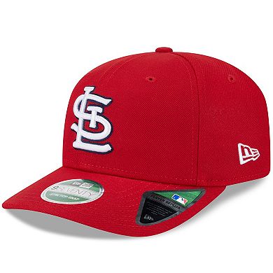 Men's New Era Red St. Louis Cardinals Player Replica 9SEVENTY Adjustable Hat