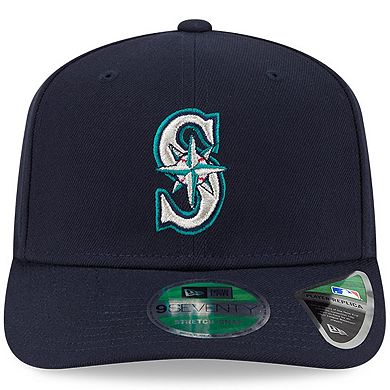 Men's New Era Navy Seattle Mariners Player Replica 9SEVENTY Adjustable Hat