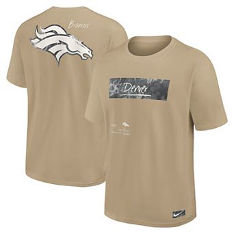 Men's Nike Tan Denver Broncos Statement Max90 T-Shirt