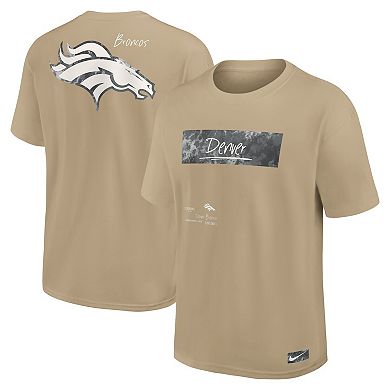 Men's Nike Tan Denver Broncos Statement Max90 T-Shirt