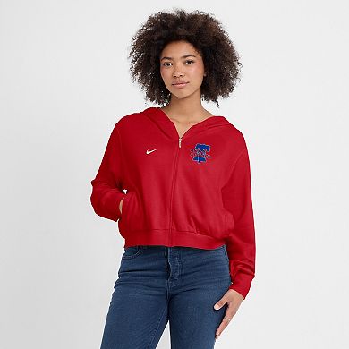 Women's Nike Red Philadelphia Phillies Chill Full-Zip Hoodie
