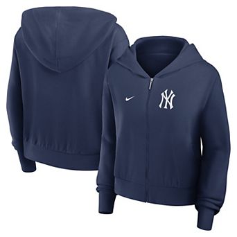 Women's Nike Navy New York Yankees Chill Full-Zip Hoodie
