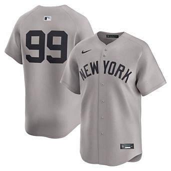 Men's Nike Aaron Judge Gray New York Yankees Road Limited Player Jersey