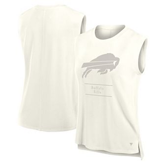 Women's Fanatics Cream Buffalo Bills Studio Embrace Tank Top