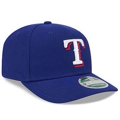 Men's New Era Dark Blue Texas Rangers Player Replica 9SEVENTY Adjustable Hat