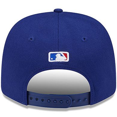 Men's New Era Dark Blue Texas Rangers Player Replica 9SEVENTY Adjustable Hat