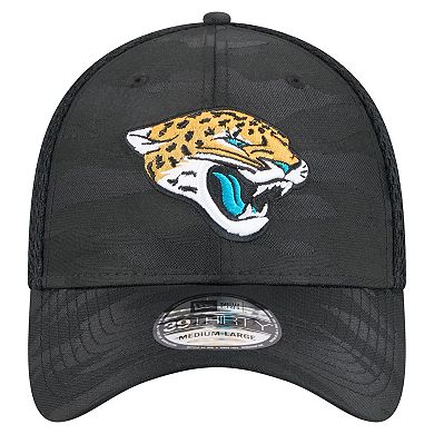 Men's New Era Black Jacksonville Jaguars Active Camo 39THIRTY Flex Hat