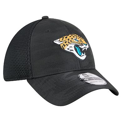 Men's New Era Black Jacksonville Jaguars Active Camo 39THIRTY Flex Hat