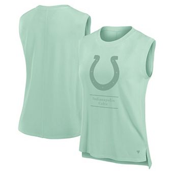 Women's Fanatics Mint Indianapolis Colts Studio Embrace Tank Top