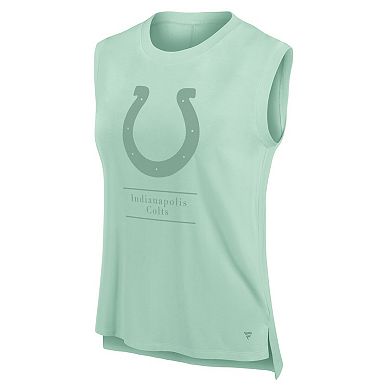 Women's Fanatics Mint Indianapolis Colts Studio Embrace Tank Top