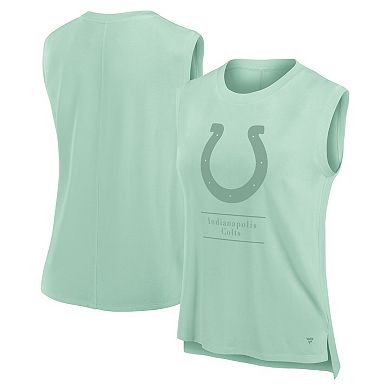 Women's Fanatics Mint Indianapolis Colts Studio Embrace Tank Top