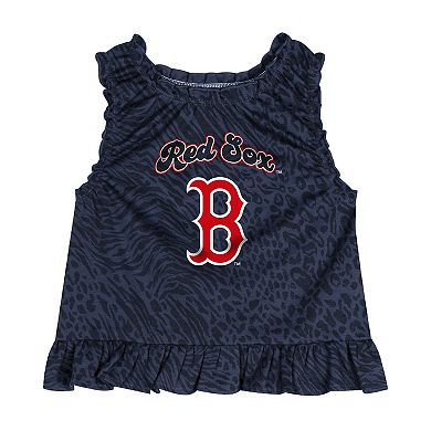 Infant Navy Boston Red Sox Playground Dress & Bloomers Set