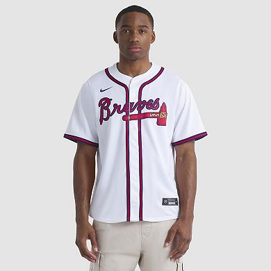 Men's Nike White Atlanta Braves Home Limited Jersey
