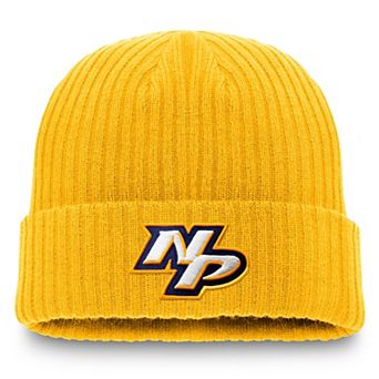 Men's Fanatics Gold Nashville Predators Component Cuffed Knit Hat