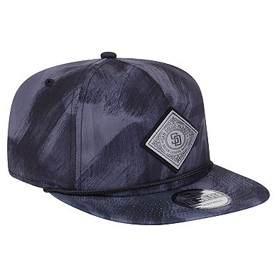 Men's New Era Navy San Diego Padres Printed Golfer Snapback Hat