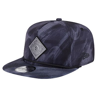 Men's New Era Navy San Diego Padres Printed Golfer Snapback Hat