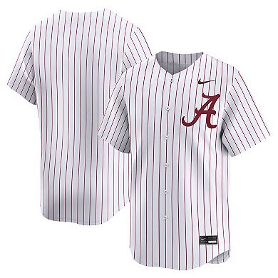 Men's Nike White Alabama Crimson Tide College Limited Baseball Jersey