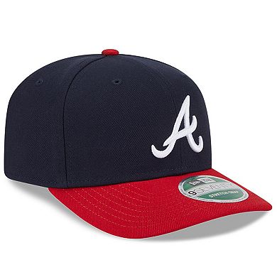 Men's New Era Navy Atlanta Braves Player Replica 9SEVENTY Adjustable Hat
