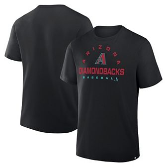 Men's Fanatics Black Arizona Diamondbacks Clubhouse Legacy Primary Play T-Shirt