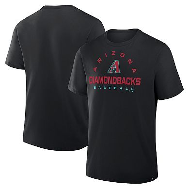 Men's Fanatics Black Arizona Diamondbacks Clubhouse Legacy Primary Play T-Shirt