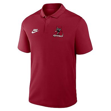 Men's Nike Crimson Alabama Crimson Tide Primetime Victory Legacy Vault Logo Performance Polo