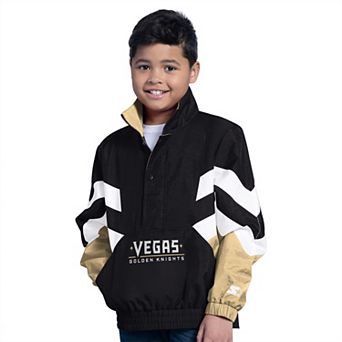 Youth��Starter Black Vegas Golden Knights Prospect Half-Zip Pullover Top