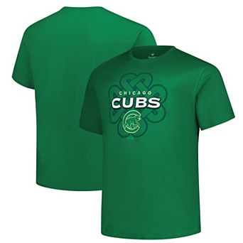 Men's Profile Kelly Green Chicago Cubs Big & Tall Celtic T-Shirt
