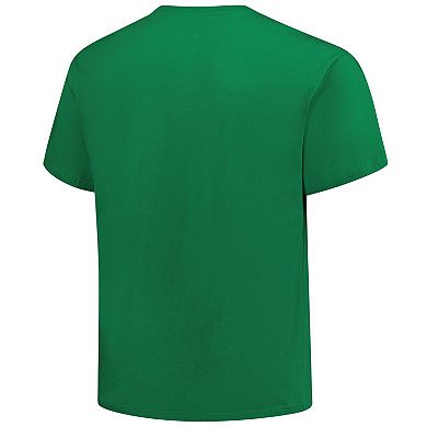 Men's Profile Kelly Green Chicago Cubs Big & Tall Celtic T-Shirt