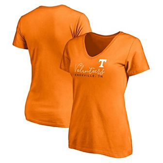 Women's Fanatics Tennessee Orange Tennessee Volunteers Block Party V-Neck T-Shirt