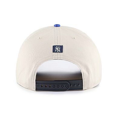 Men's '47 Cream/Navy New York Yankees Fiji Rope Hitch Adjustable Hat