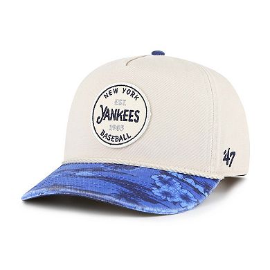 Men's '47 Cream/Navy New York Yankees Fiji Rope Hitch Adjustable Hat