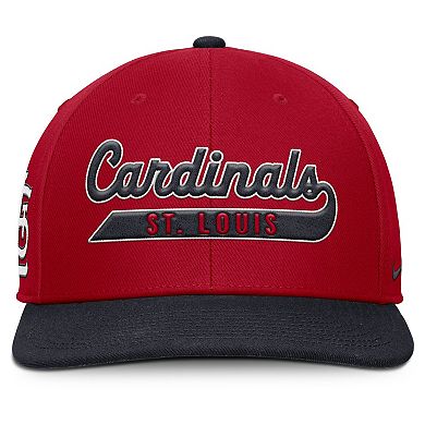 Men's Nike Red/Navy St. Louis Cardinals Pro Performance Snapback Hat