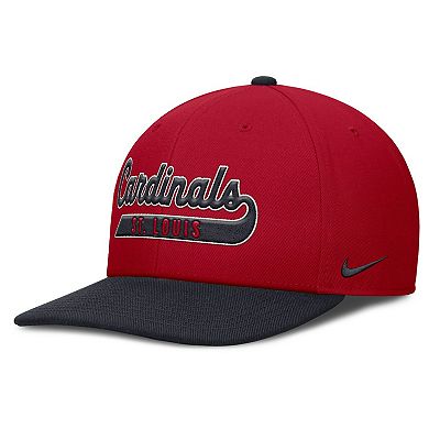Men's Nike Red/Navy St. Louis Cardinals Pro Performance Snapback Hat