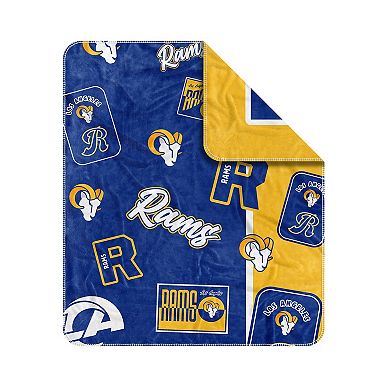 Los Angeles Rams 50 ۝ x 60 ۝ Dream Weave Throw Blanket