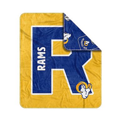 Los Angeles Rams 50 ۝ x 60 ۝ Dream Weave Throw Blanket