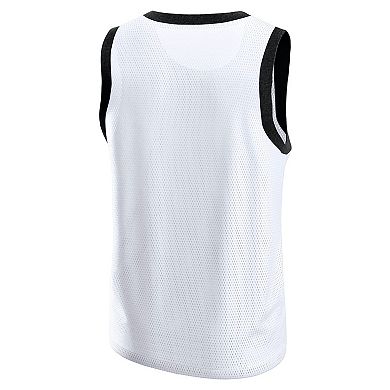Men's Fanatics White Milwaukee Bucks Mesh Tank Top