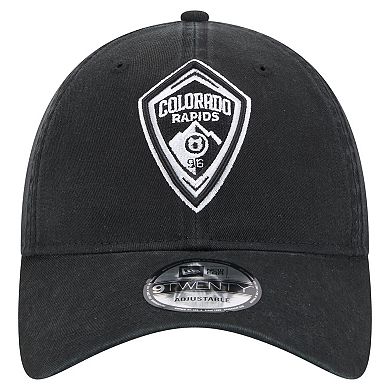 Men's New Era Black Colorado Rapids 2025 Kickoff 9TWENTY Adjustable Hat