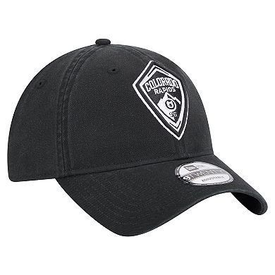Men's New Era Black Colorado Rapids 2025 Kickoff 9TWENTY Adjustable Hat
