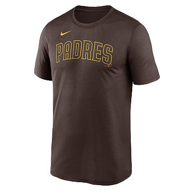 Men's Nike Manny Machado Brown San Diego Padres Legend Name and Number Home T-Shirt