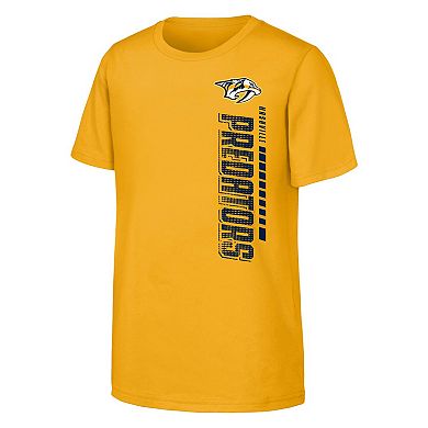 Youth Gold Nashville Predators Atmosphere T-Shirt